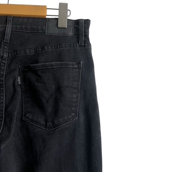 Levi’s 721 High Rise Skinny Jeans Soft Black Size 29 - Picture 11 of 16